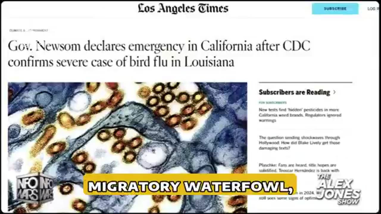 Dr. Peter McCullough: "The current strain of bird flu is a product of gain of function research