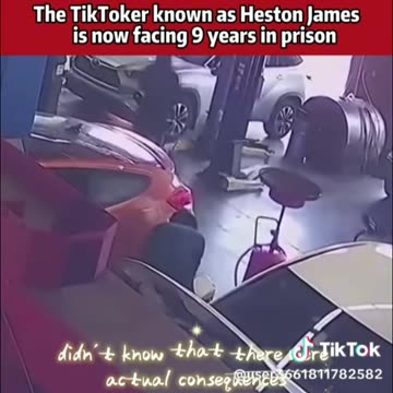 the TikToker know as Heston James is now facing 9 years in prison