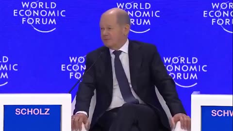 During a speech at the WEF, German politician Olaf Scholz voiced disapproval of Elon Musk