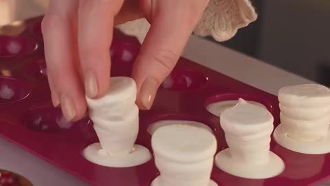 Зефирные подосиновики с мармеладными шляпками 🍄‍🟫🍂