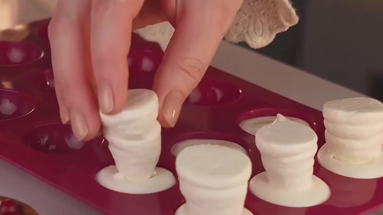 Зефирные подосиновики с мармеладными шляпками 🍄‍🟫🍂