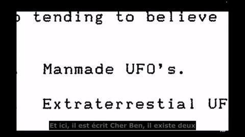 Les lettres personnelles du directeur de Lockheed Martin (sujet OVNIS)