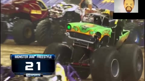 Monster Jam 2014 Freestyle Crashes & Highlights (REACTION)