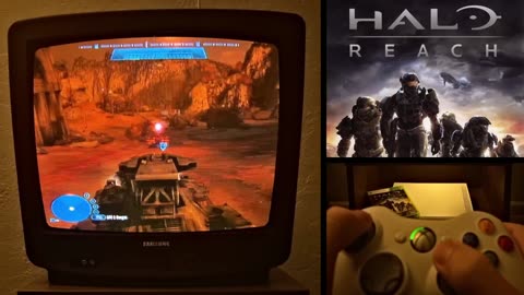 Halo Reach Xbox 360 CRT TV Walkthrough Part 3 #halo