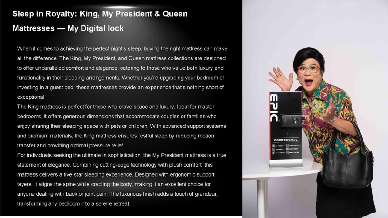 Sleep in Royalty: King, My President & Queen Mattresses — My Digital lock