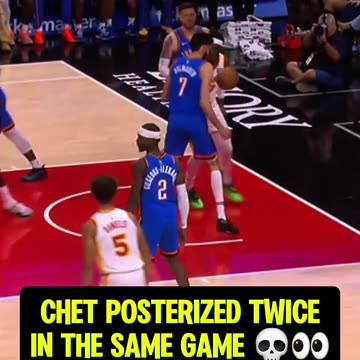 CHET POSTERIZED TWICE IN THE SAME GAME