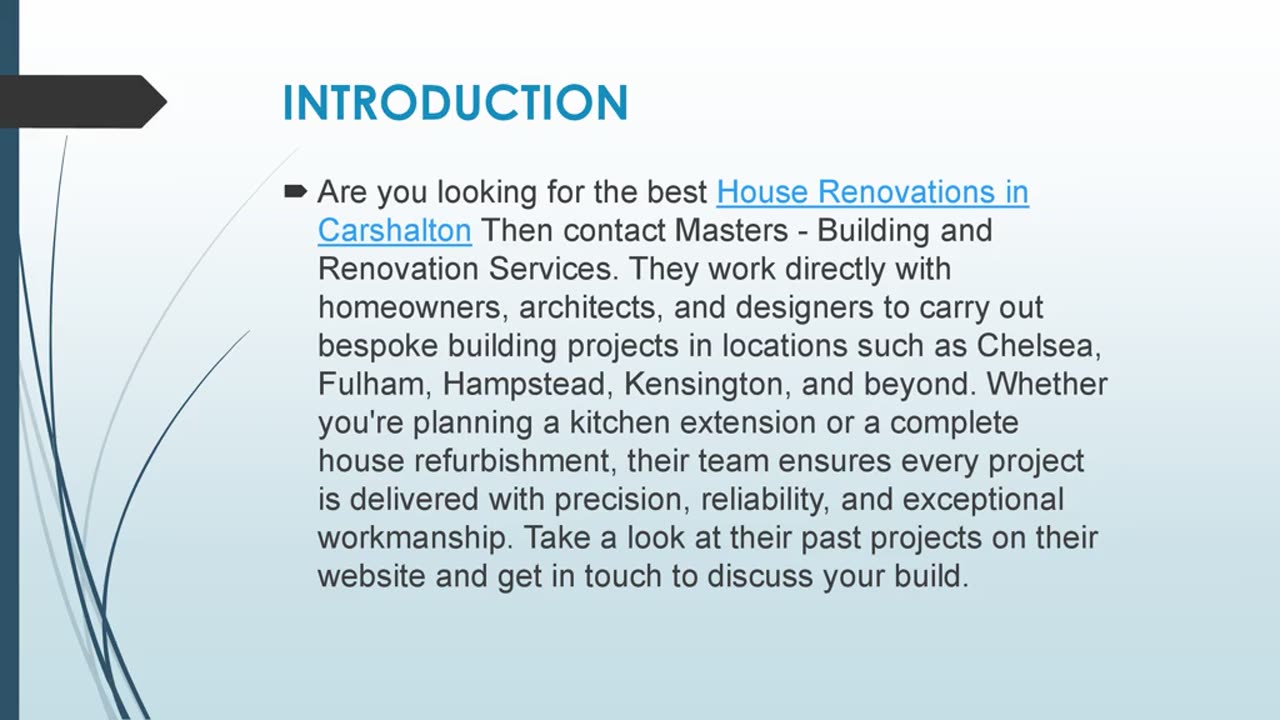 Best House Renovations in Carshalton