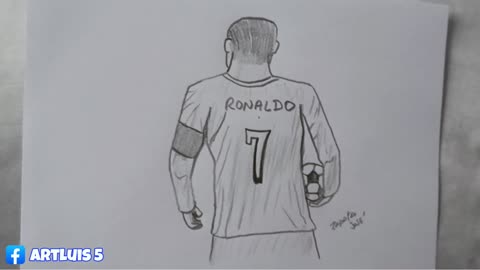How to draw CR7