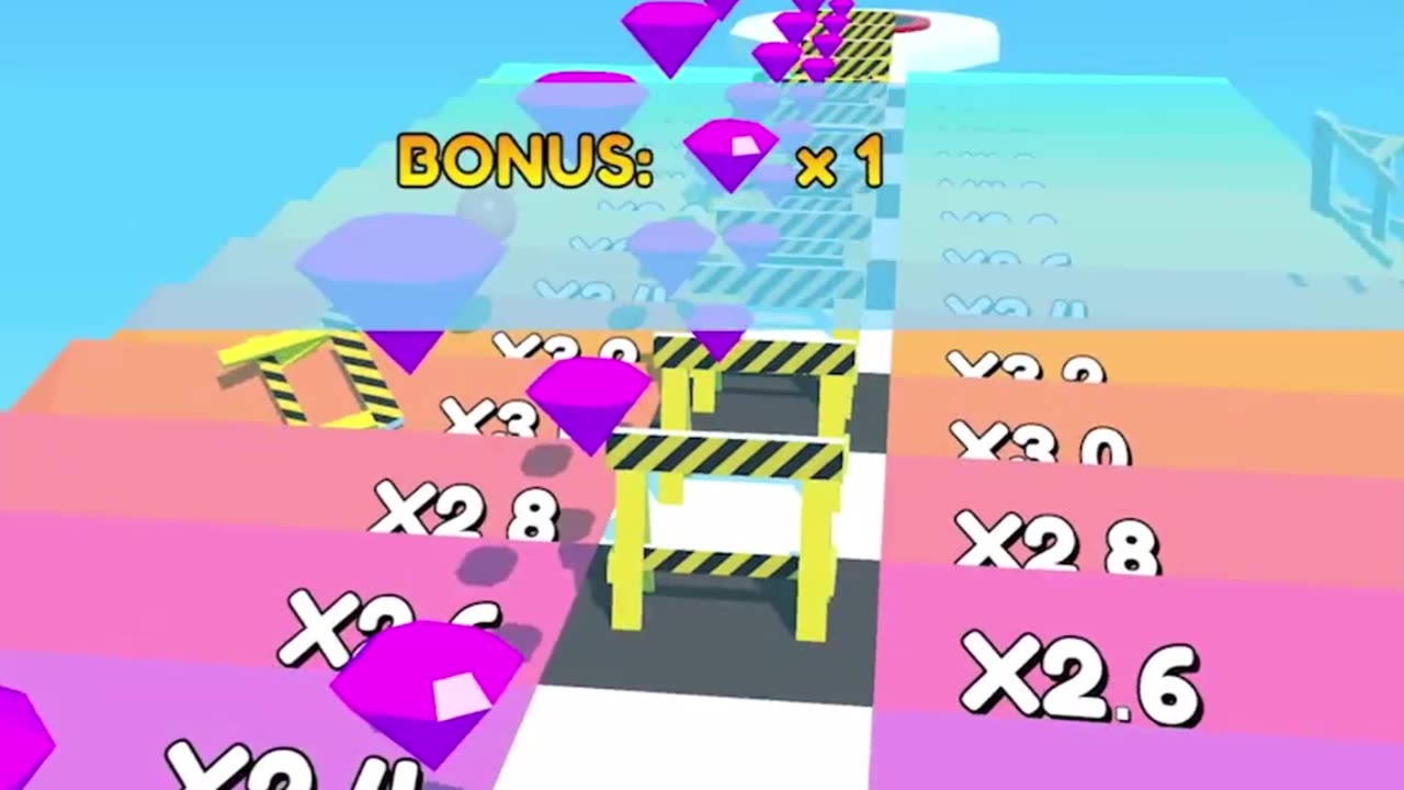 Rainbow Stack Run 🌈 | Jump, Dash & Relax!