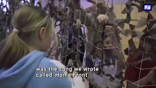 Volunteers helping Russian soldiers