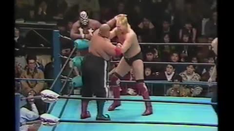 (1991.01.27) Stan Hansen & Dan Spivey vs Abdullah The Butcher & Giant Kimala - AJPW