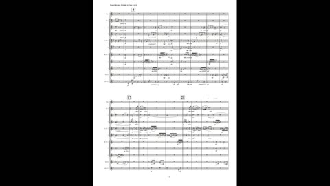 Gabriel Fauré – Prelude 4 in F Major, Op. 103 (Flute Nonet + Bass Clarinet & Contra-bass Clarinet)