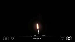 SpaceX Launches 24 Amazon Kuiper Satellites in Stunning Night Launch!🚀Oct. 13, 2025 (no audio)
