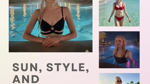 Serving looks and splashing moods 💧