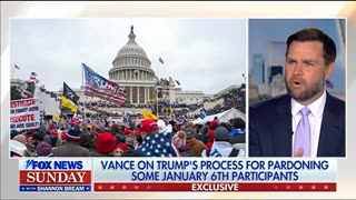 January 12, 2025 - Vice President-Elect Vance Says Violent 1/6 Protestors Won't Be Pardoned