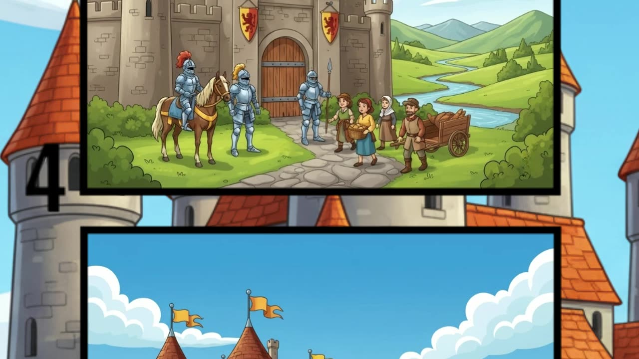 Mystical Castle 🏰 | Spot the Differences Challenge