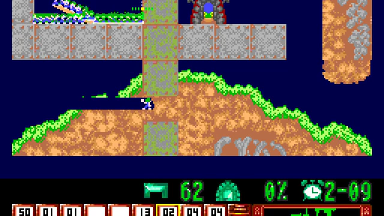 PC Engine Longplay 325 Lemmings