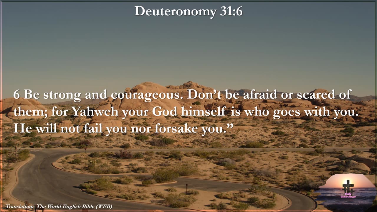 Deuteronomy 31:6