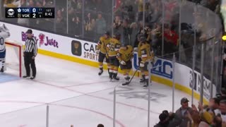 Vegas Golden Knights - Backhand goals & Backhand compliments