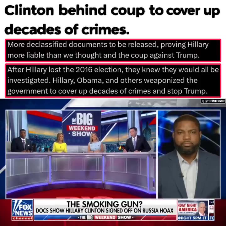 Hillary Clinton is alleged to have orchestrated the ENTIRE Russia Collusion Hoax