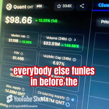 quant qnt crypto news today price prediction #fyp