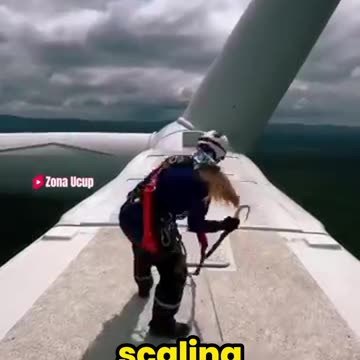 Extreme Job at 100+ Meters: Wind Turbine Technicians Risk It All!