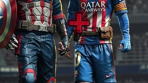Football players trying to compete with avengers. What will happen?