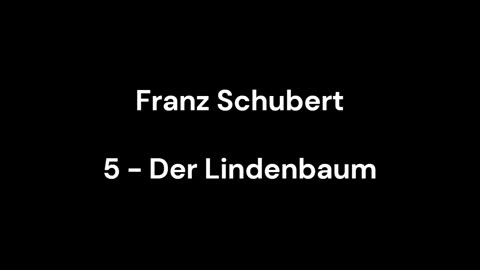 5 - Der Lindenbaum