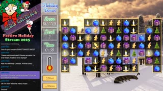 Festive Holiday Stream 2025 - Holiday Bonus Gold