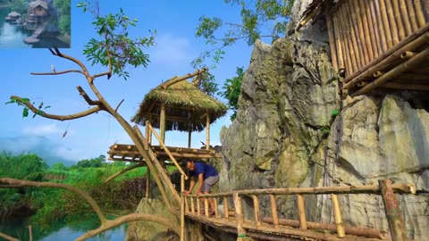 Building a Bamboo House by the Lake: Living Wild in Nature