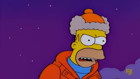 Homero escala el Cuerno de la Muerte