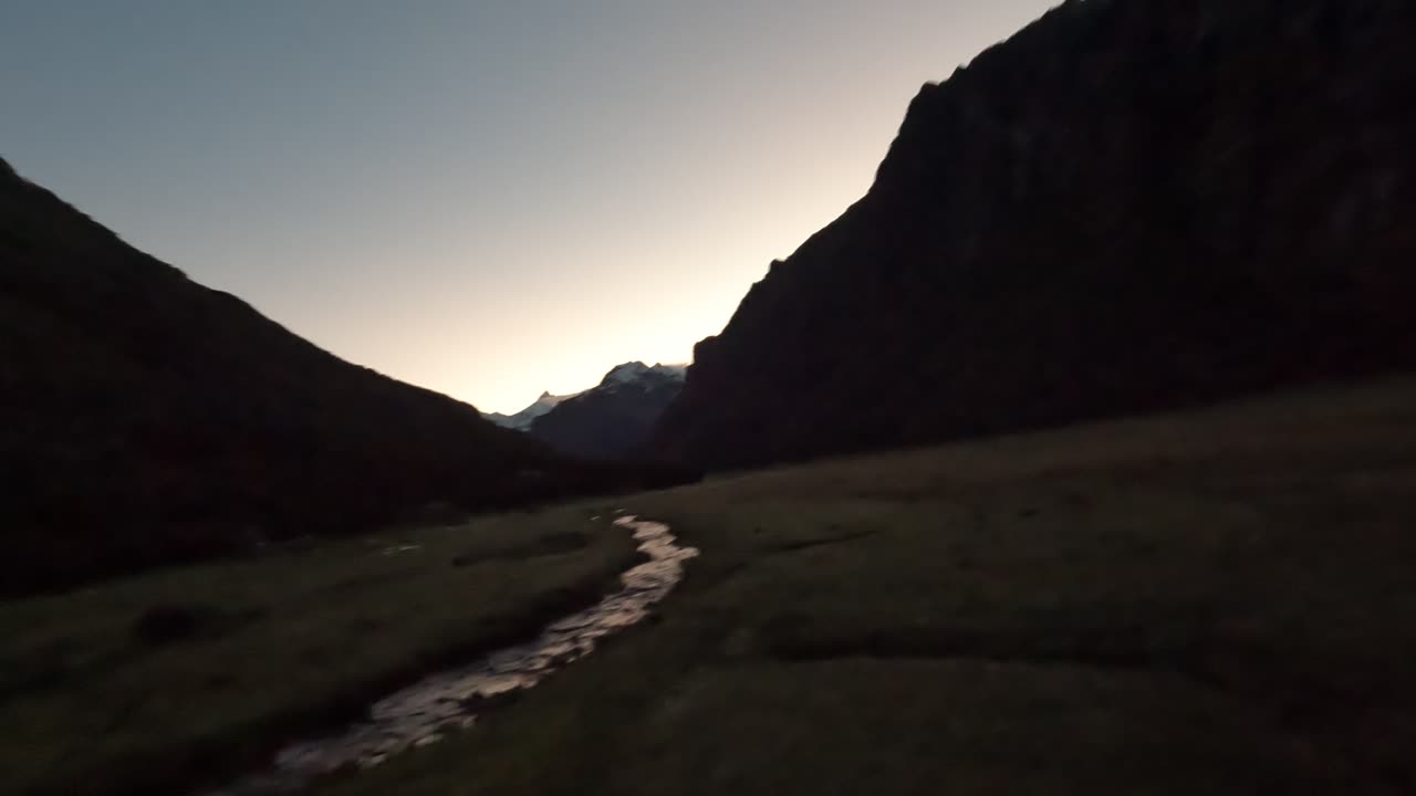 Starting early to get to Nevado Andavite