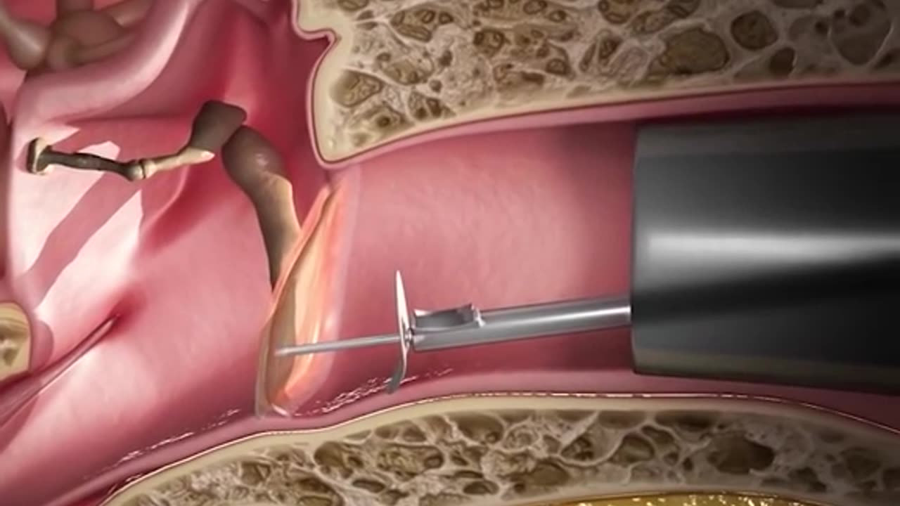 Ruptured Eardrum Treatment 3D Animation