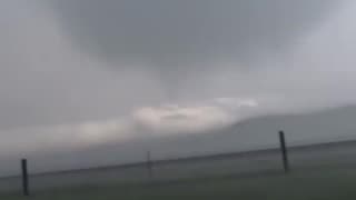 Reed Timmer videos cows going around in a tornado