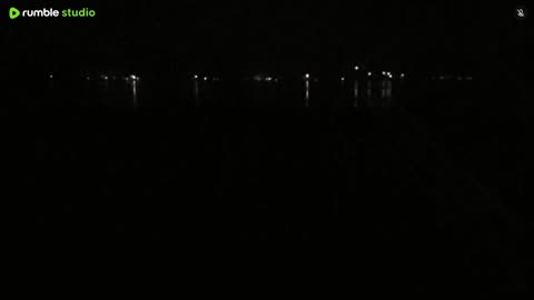 Peaceful night time with some rain.