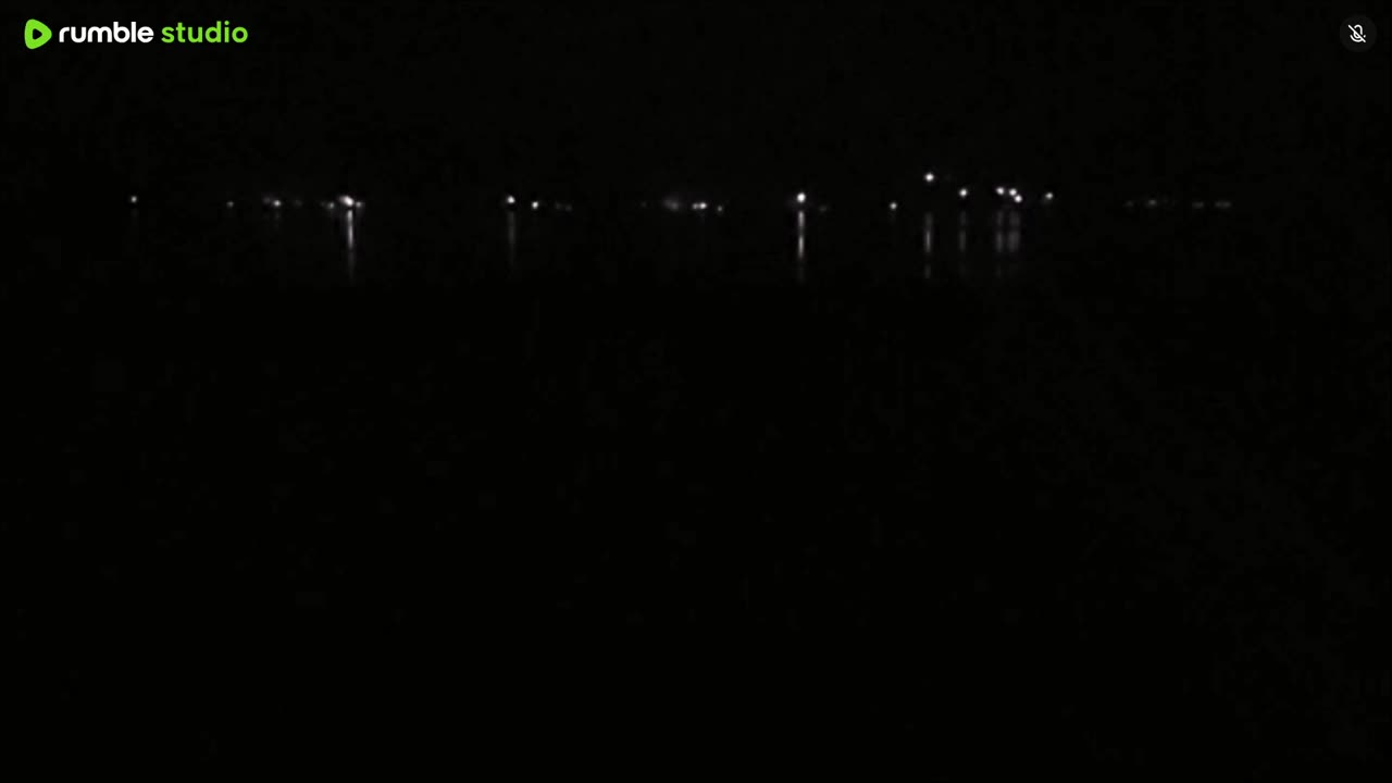 Peaceful night time with some rain.