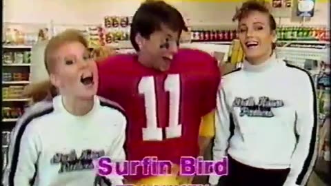 Commercial where people randomly lip sync to old rock songs