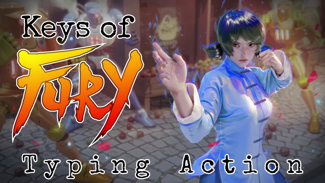 Keys Of Fury - Hardcore 2D Typing Action - Release Trailer