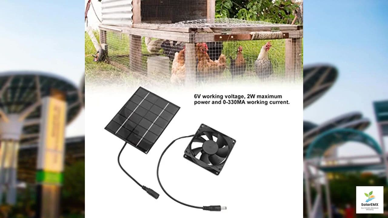 Solar Fan, Solar Powered Fan, Solar Panel Fan Kit