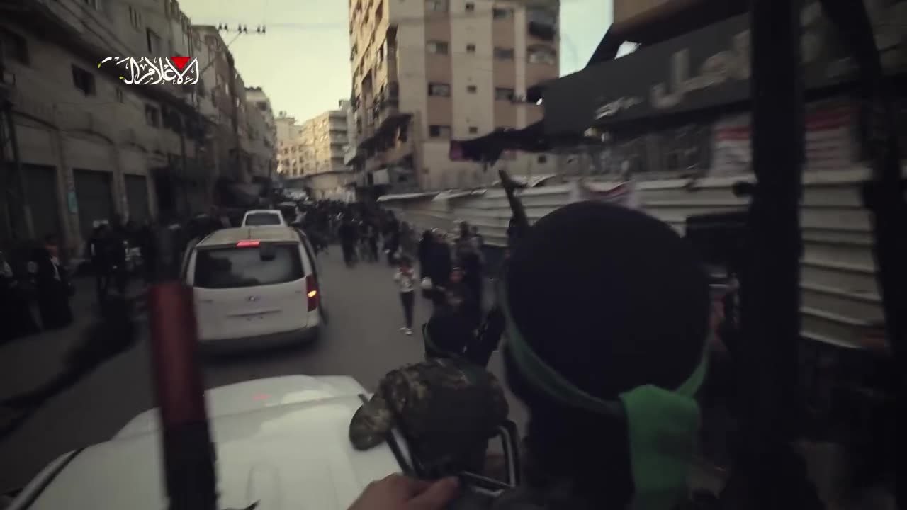 Hamas releases footage from the hostage handover to Red Cross