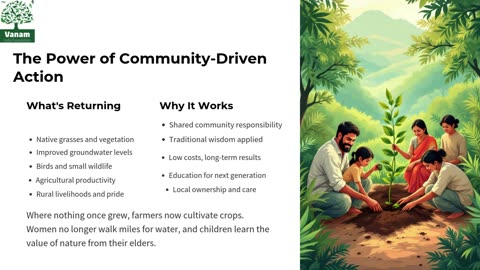 How locals are Restoring Degraded Land and bringing Dead Lands back to life?