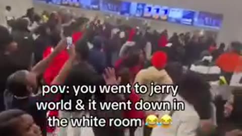 A massive FIGHT broke out at the Cowboys stadium between schools