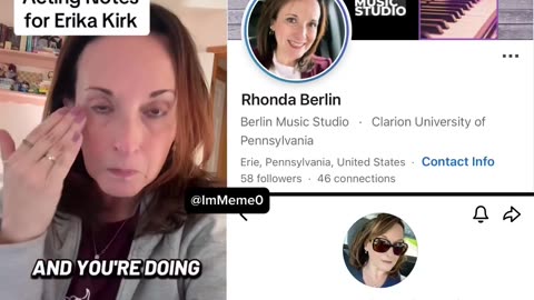 Meet Rhonda Berlin. Berlin works as a ballet pianist at Mercyhurst University and serves