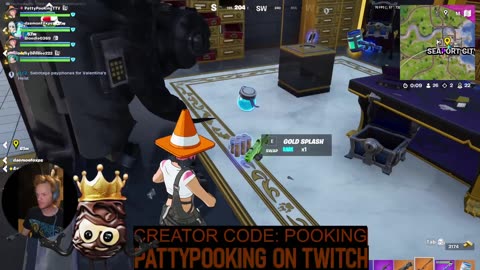 Monday Madness and Mayhem, featuring the queen of Poo, Blondie, #pattypooking #fortnite #zerobuild