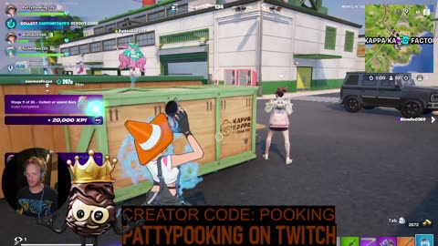 Monday Madness and Mayhem, featuring the queen of Poo, Blondie, #pattypooking #fortnite #zerobuild