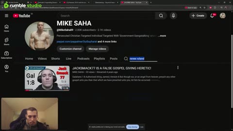 Persecuted Christian Targeted Individual | Mike Saha Live
