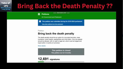 UK Bring back the Death Penalty ???
