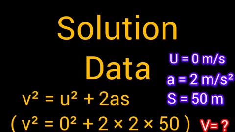 Equation of a motion lesson 1