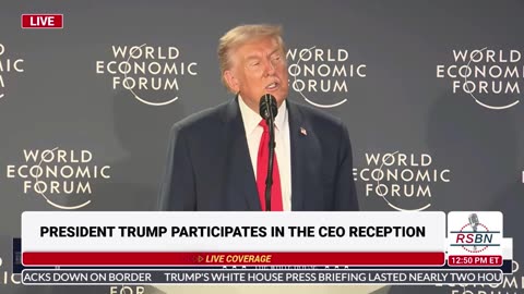WATCH: President Trump Speaks on Further Investments from Companies and Countries - 01/21/26