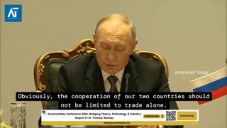 Modi–Putin Reaffirm $100B Trade Vision at India-Russia Business Forum | Amaravati Today